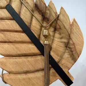 Gold Tassel Necklace